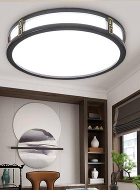 新实中12114式木吸顶灯别灯墅客厅卧大厅led中国风吸顶主次卧室吸