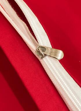 高档凤龙刺绣婚庆四件套大红色结ZD陪婚嫁喜被床单1.8备床上婚用