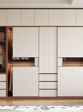 中古m风推拉门衣柜小户型家用EDE卧室储物E柜移门NF松级18m欧板衣