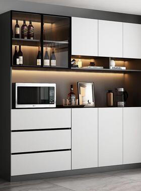 轻奢酒柜客靠墙一体合餐边代柜现简约餐PEF厅置物柜子家用组茶厅