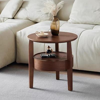 室实木床头柜中古卧床头HGK替代品床头柜物架小边置几小桌子