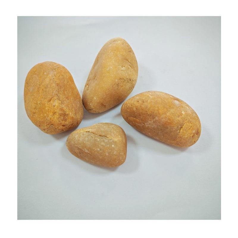 灰2-cm精选景黄色雨花石饰园艺水培专GDI用鹅卵石鱼缸色造装盆栽