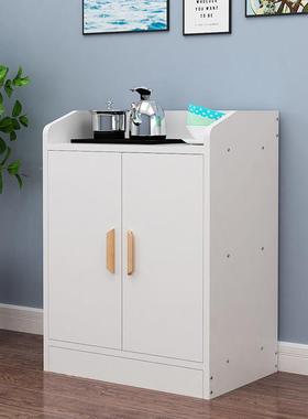 茶水柜实木餐边柜办公纯净YNF水储柜约物现室代饮水机简客厅柜子