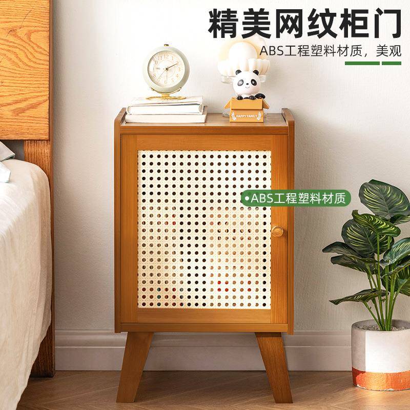 新款简约床头柜小床型家用超窄床边柜收柜纳家用柜YST头床头边几