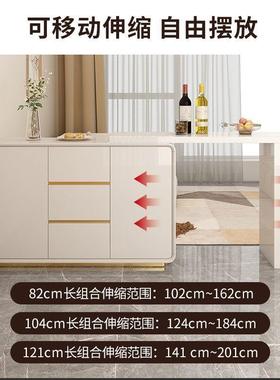 台新款简约吧台收柜多功能纳储物柜办公小电脑桌JTE化妆桌户型餐