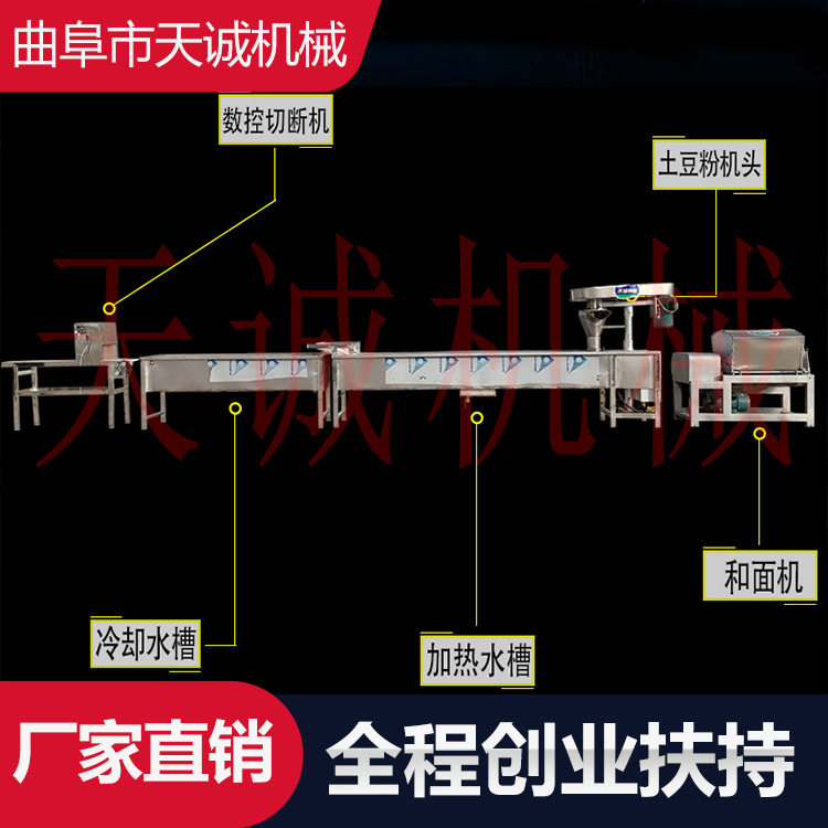 天诚牌商用不锈钢土豆粉设备 多功能宽粉机粉耗子机厂家直销
