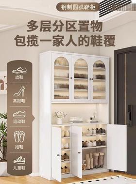 钢制书层SIT柜防水防入户尘家用门口玄关容量铁艺对对大开门书柜