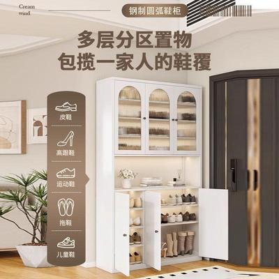 钢制书层SIT柜防水防入户尘家用门口玄关容量铁艺对对大开门书柜