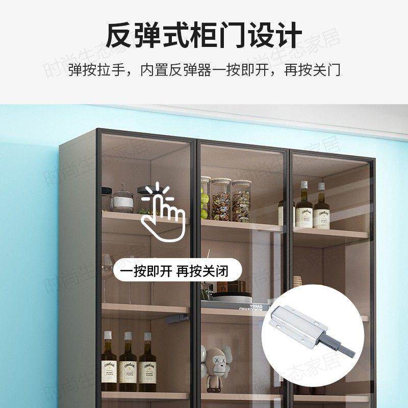 酒柜家用玻柜璃门靠IXK墙屏风隔断厅遮挡玄客关小户型储物柜展示