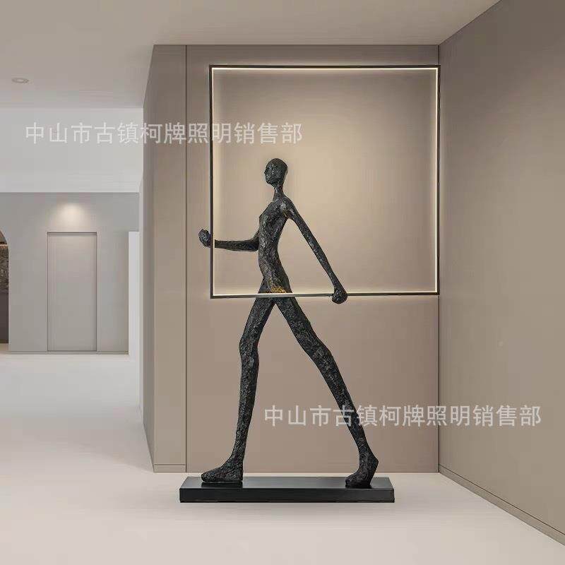 创意人形雕落地大件展厅售楼处象艺塑术摆摆件客厅抽轻无品牌/奢