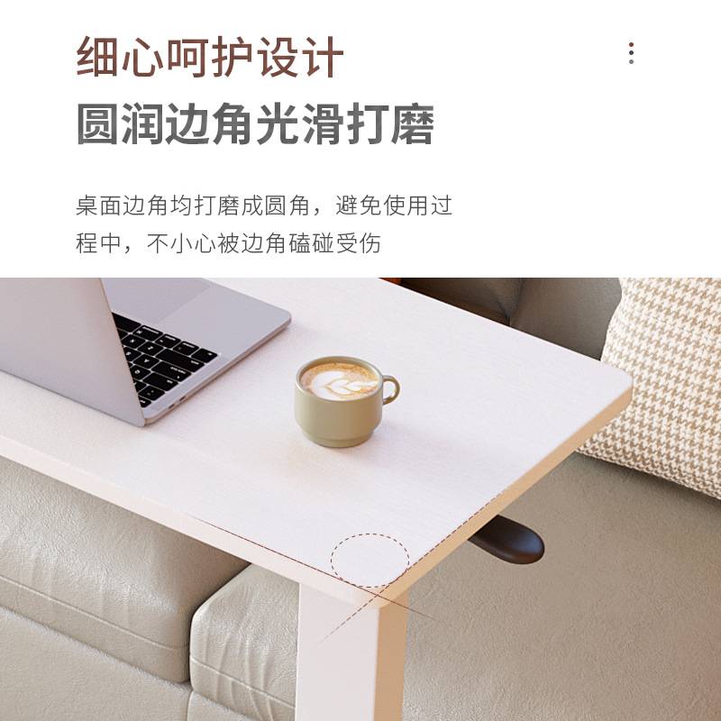 床边桌子可移动折叠小书桌家用学生电脑桌办公桌工新品气动升降桌