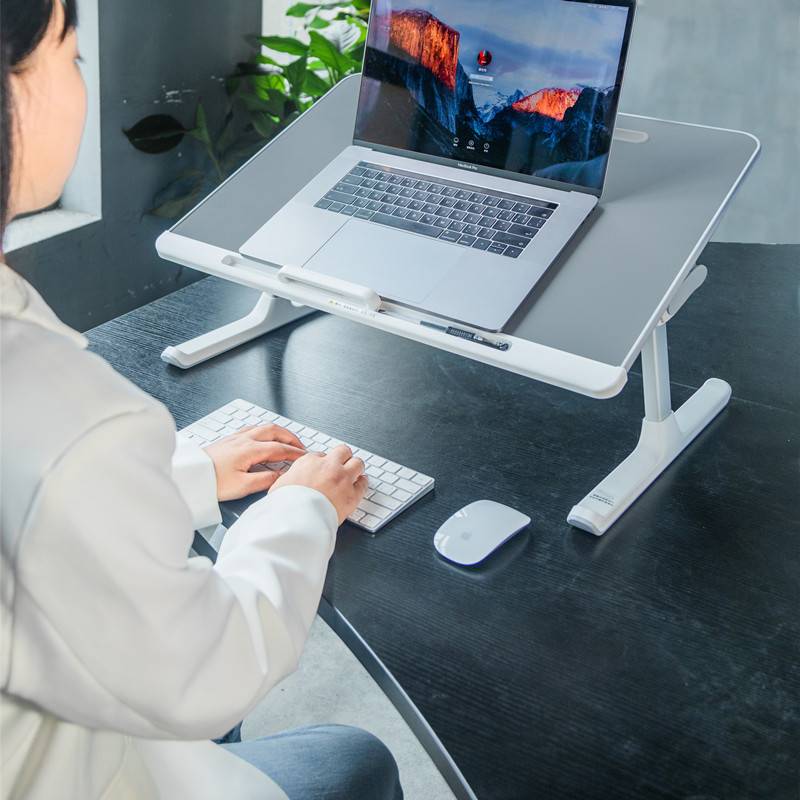 办公桌加高支架床小桌电脑桌床上书桌飘窗桌笔记本站立式桌子升降