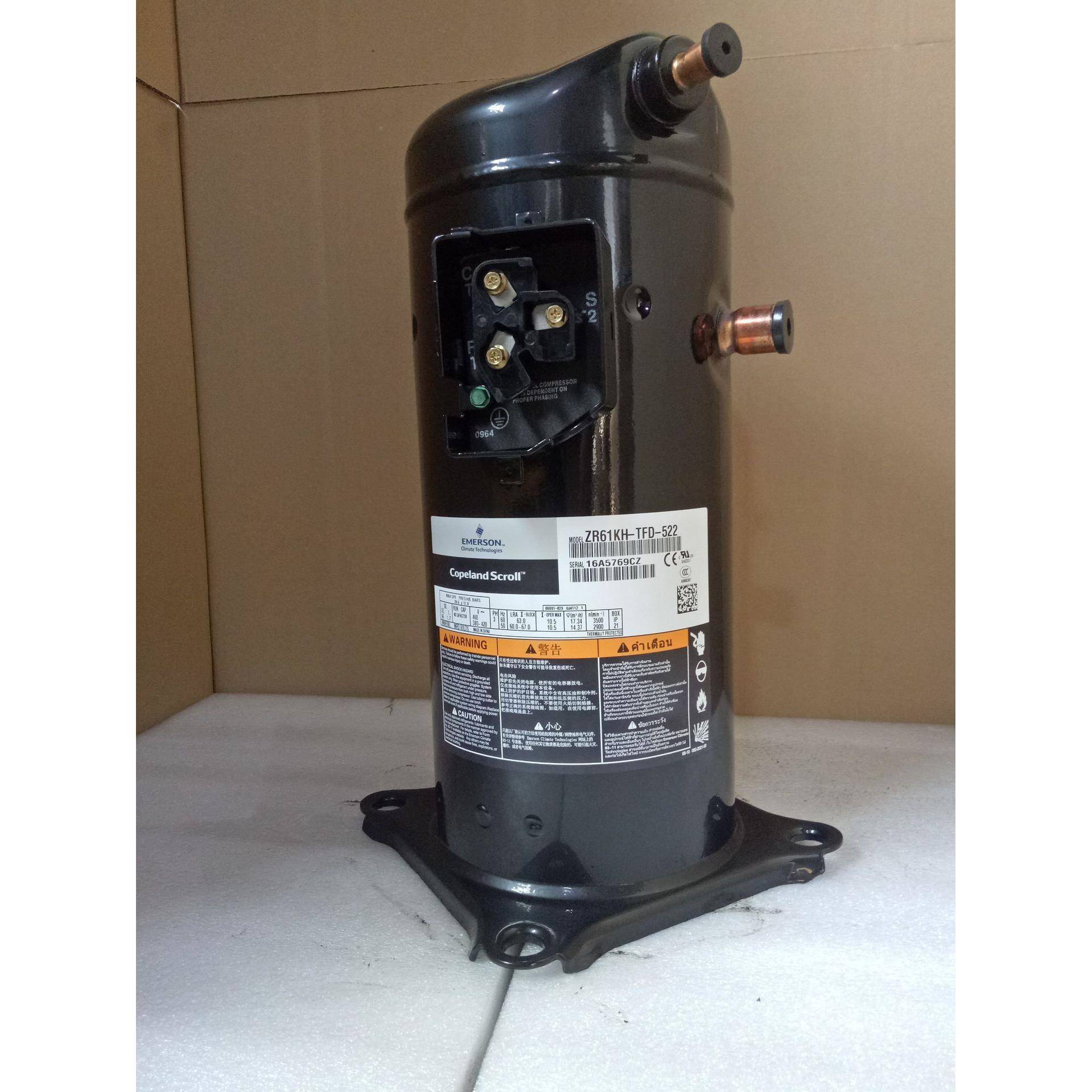 Z-RD61KCE-TF5522ZR61KC-TF5-422谷轮5机匹压缩TBP管相200V