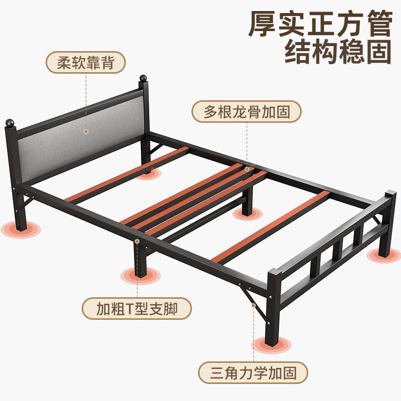 折床叠床单人家用简易板床办公室午睡陪护宿舍出租屋人硬咨询客服
