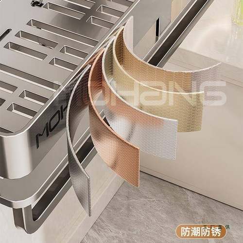 吸盘浴室置物卫间收纳架免壁生打孔洗985漱台挂式架洗手间挂墙上