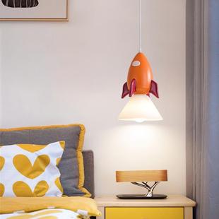 可爱风单头宿儿童吊房吊灯卧室餐厅桌店饭铺灯创意民床904 908头