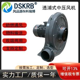 离心鼓 W1UVX0尘0A吸尘中压风机380V无尘投料除风机1.5K透浦C式