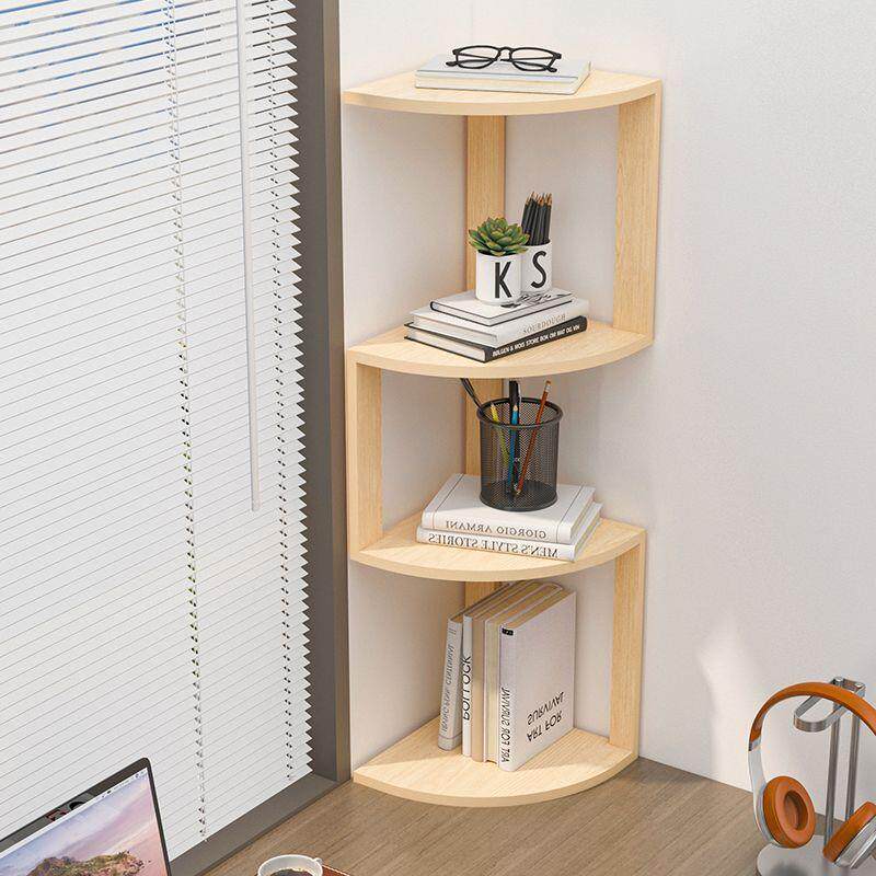桌面书架转角置物架办公书桌书房桌上EJM桌小书柜卧收室床墙头角
