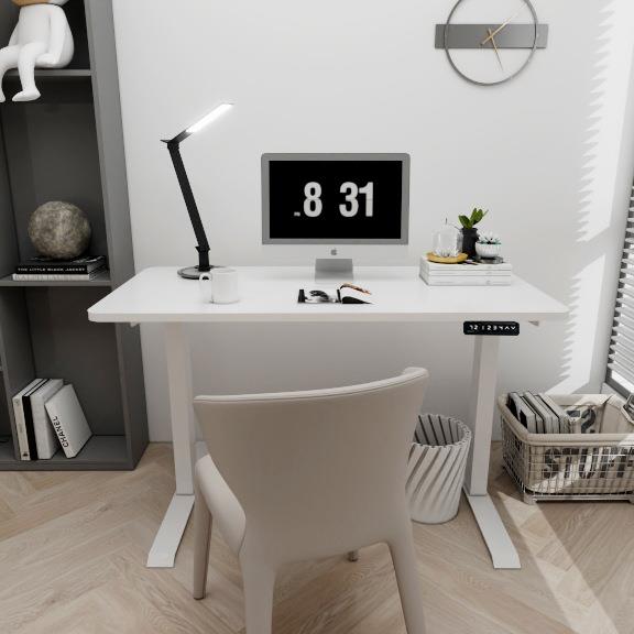 公智家能电动升降桌电动升桌降腿正装单579电机办电竞升降桌架厂