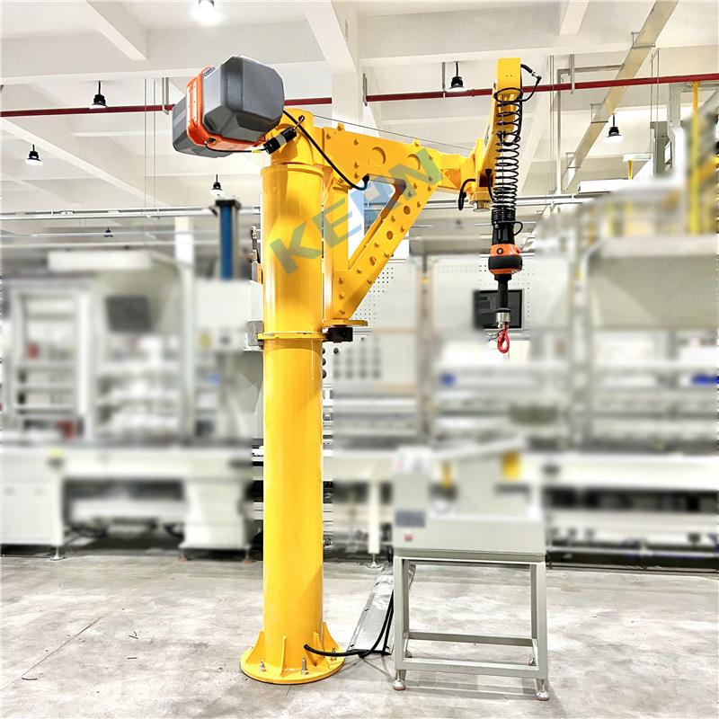 能折臂式悬臂吊提升机搭制载悬控浮感应智FTR能电智动葫芦平衡吊