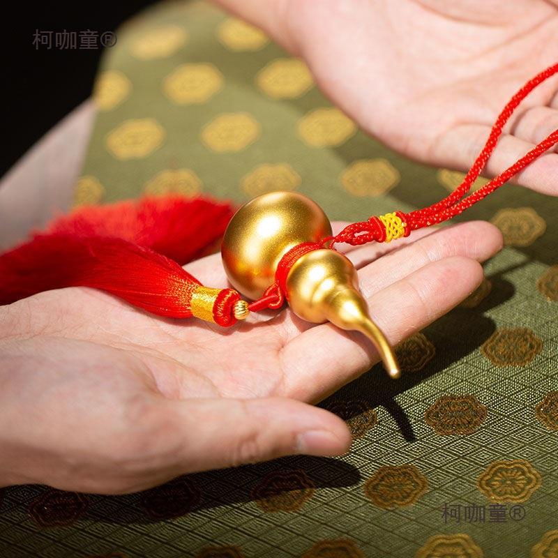 福禄寿喜葫车挂芦家客居饰品摆厅装ODI饰葫芦件铜葫芦挂件麦太保