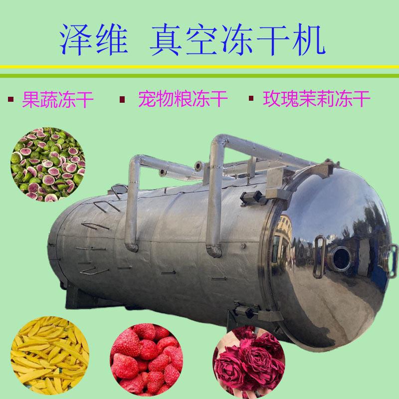 全自动荔枝龙眼真空冻干机 鸡肉粒鸭胸肉冷冻干燥机 人参三七冻干