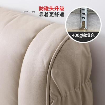 头套罩2025新款技布全包夹加厚皮木床棉靠床背F96TMM55软包大科气