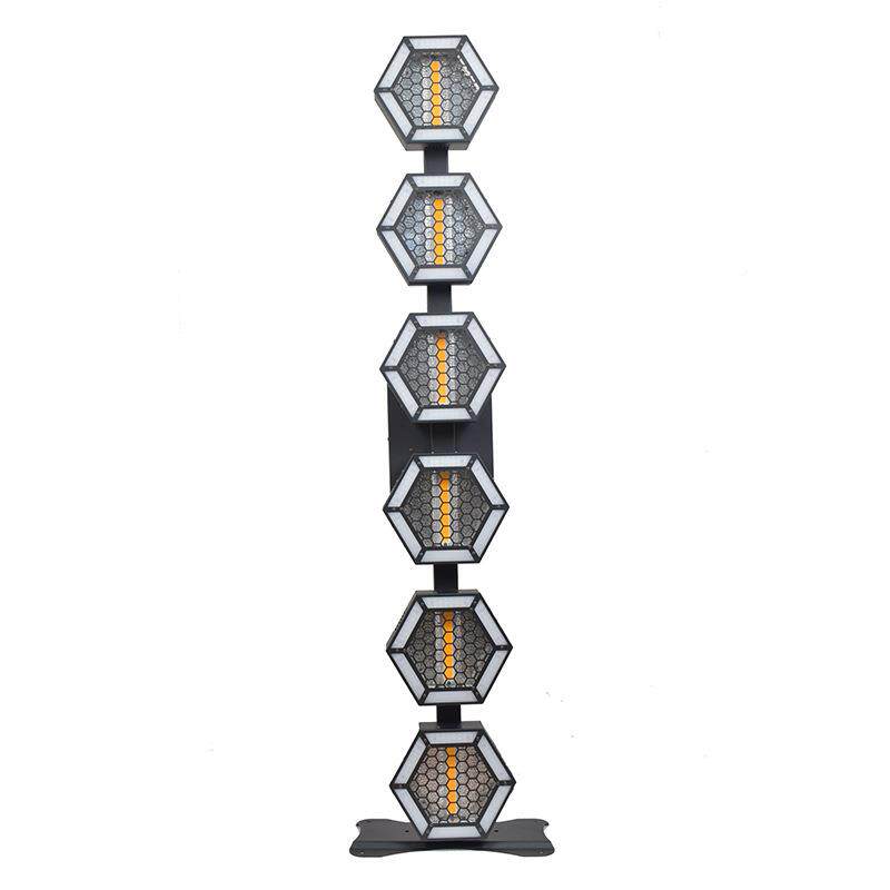 LED六跑颗复景古灯舞台效果灯可拼接爆矩阵酒吧氛围感马MEQ背灯闪