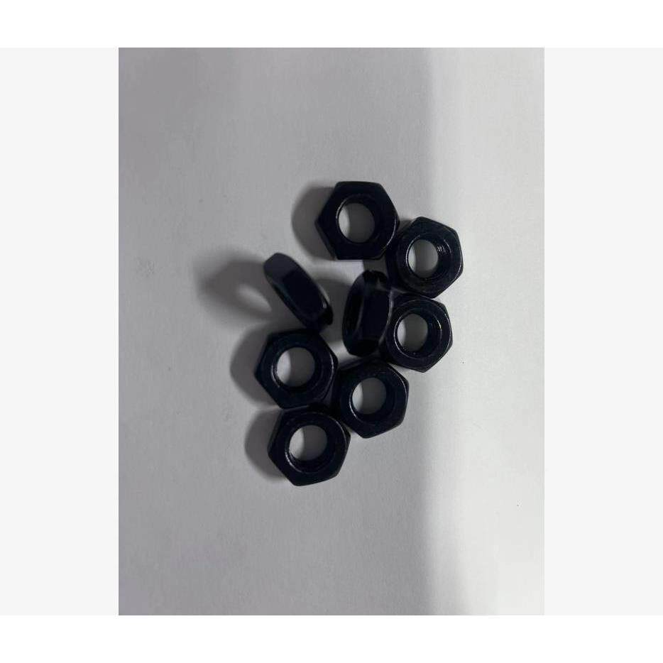 六角螺母薄六角螺母细牙锌薄螺UOV母I936N螺母D环保黑M10X1.0