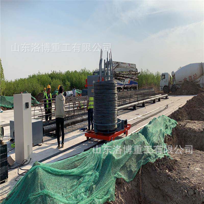 跨海建CAV大桥钢筋笼机数筋控钢笼绕筋机高层筑施工滚钢筋滚笼机