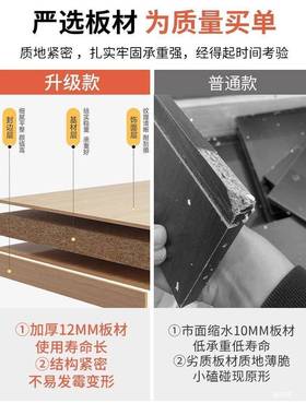 柜文件柜办室公桌下收纳柜带锁矮抽屉木质边柜储物柜落地小柜OZL