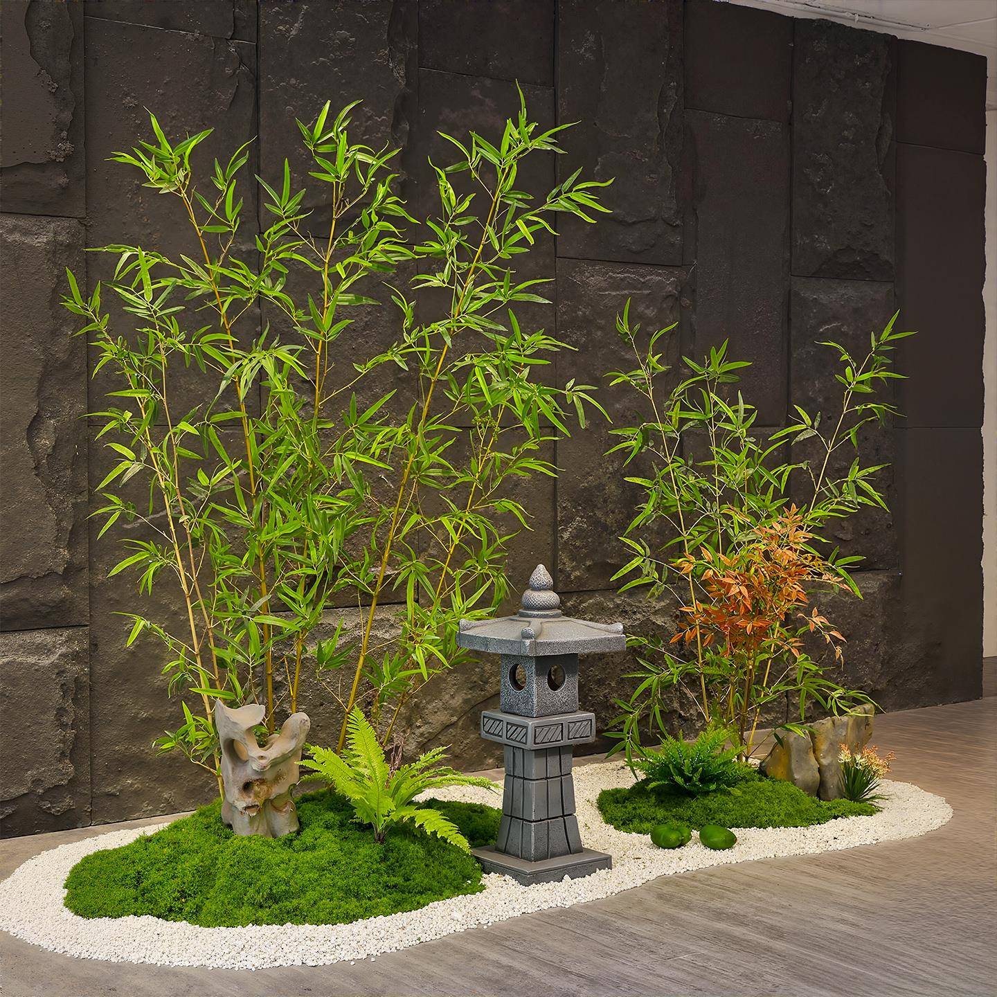 仿真竹子假竹子20250907紫竹大型物室内装饰植仿真植物装饰隔断绿