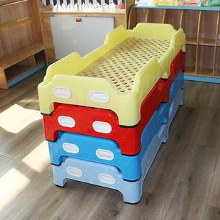 XWT 1340儿童塑床料厚床托小中大班加叠叠幼儿园午睡注塑床幼儿园