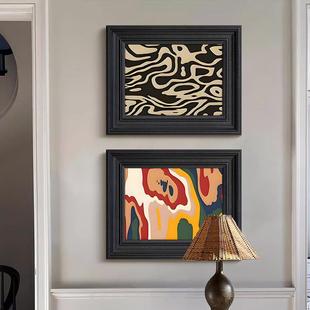 蒙安德里中古风客厅组合装画轻法式C234饰餐厅壁画艺术室小众挂卧