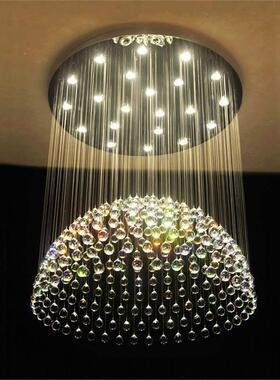 吊线水晶灯艺术S形代客厅卧室隔餐104e厅吧台窗现帘段服装店ld吸