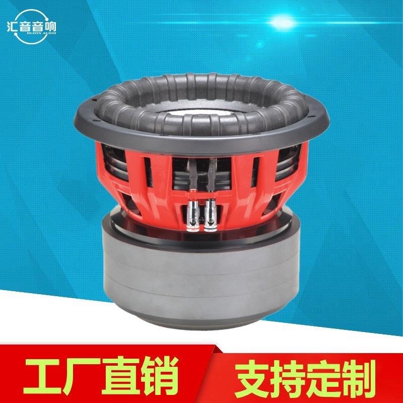 10寸100芯双音圈大功率超低车载低音炮喇叭长冲程低频震撼大能量