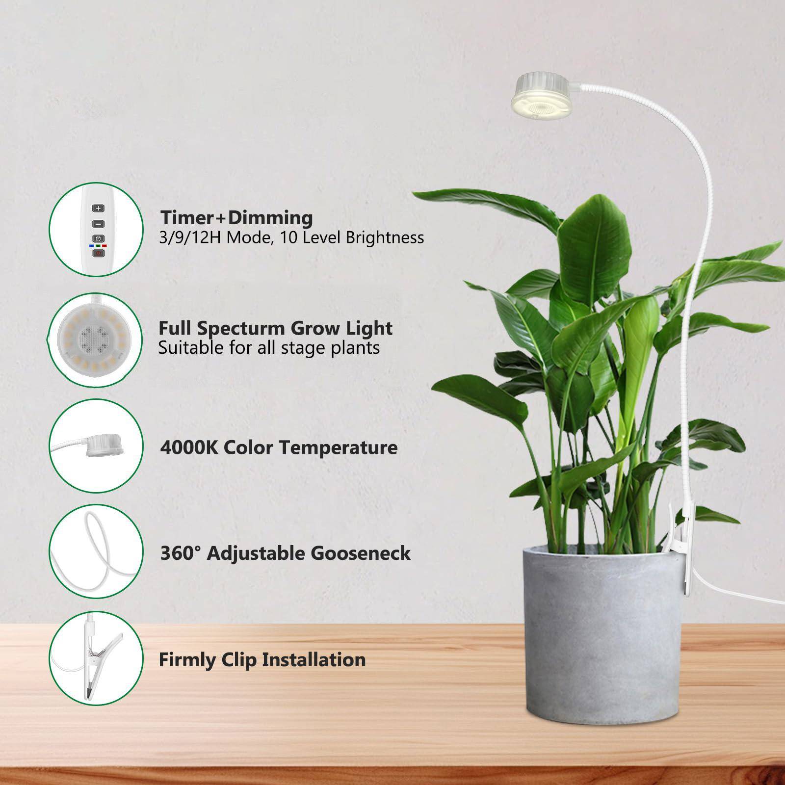 植物灯长灯补光灯全生谱光调光定时仿太生阳光LEDFIU长灯