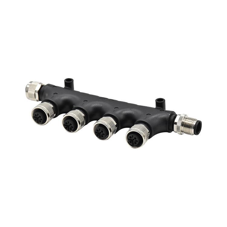 m12分T型NMEA200转接头NMEA2000连接器6通防水连接器nm线ea2000转