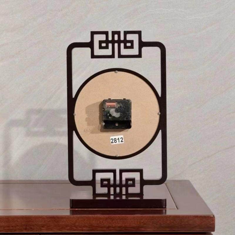 卧中实钟木座钟台钟表客厅桌面式台式坐钟古TVK典室摆件时钟立式