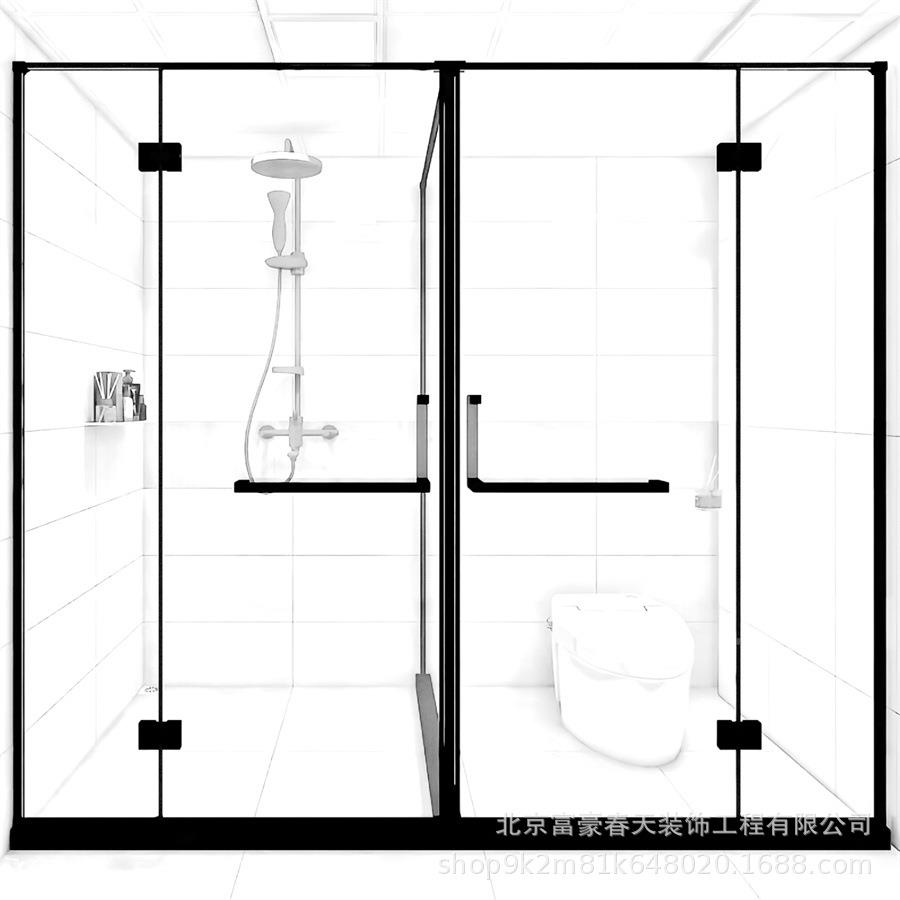 学公寓干湿分家离浴房淋玻KKB璃隔断按需下单质保校无忧源头厂发