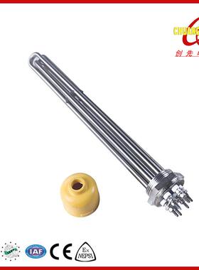 JHT1.5寸DN40不锈钢电热管空气水箱纹加热高管功率厂家直销22能0