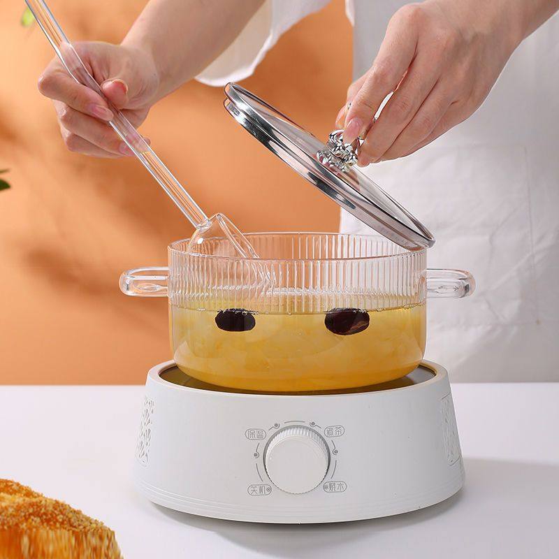 【可微波】小号高硼硅玻璃汤锅煮锅可明火电陶炉加热耐高温泡面碗,餐饮具,泡面碗,淘宝优惠券,粉丝福利购,淘宝优惠卷