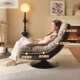 轻奢旋转摇椅客厅休闲单人蛋壳沙发椅沙发椅阳台休闲懒人躺椅转椅