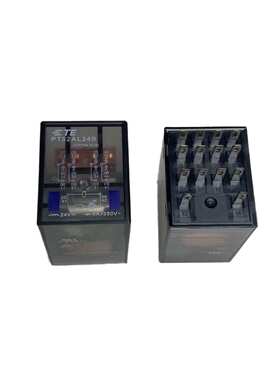PT52AL24B  四开四闭 14脚 6A 24VDC继电器 0-1721228-3  DC24V