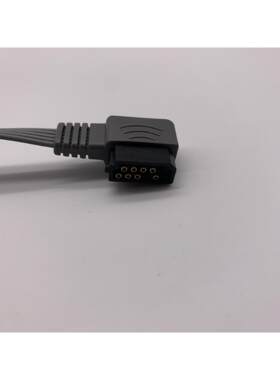 兼容心电监护仪M4725A 遥测动态心电导联线5导扣式