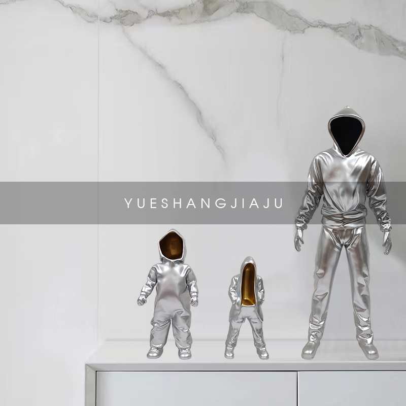 现代风艺术摆件创意客厅玄关摆件 个性化办公室桌面酒柜时尚摆设