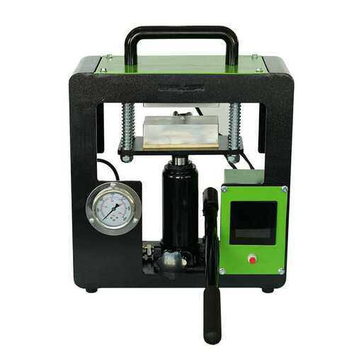 Double sided heating hot stamping oil press rosin machine