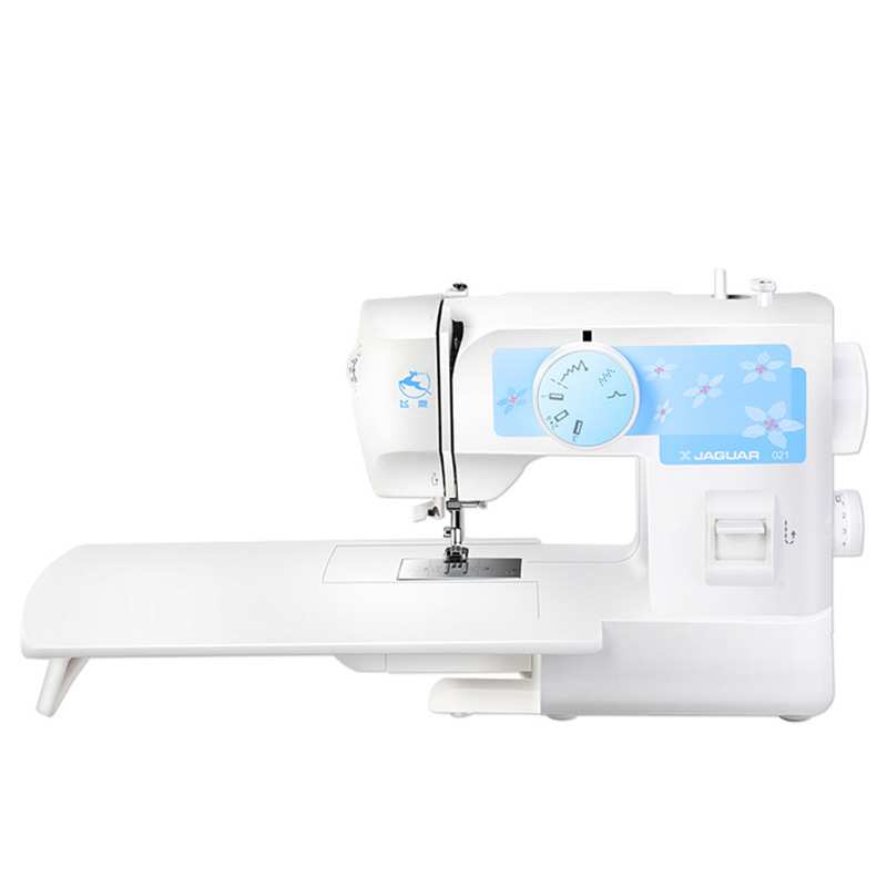 飞鹿新品021家庭缝纫机家用 电动多功能小型锁边吃厚带自动穿线器