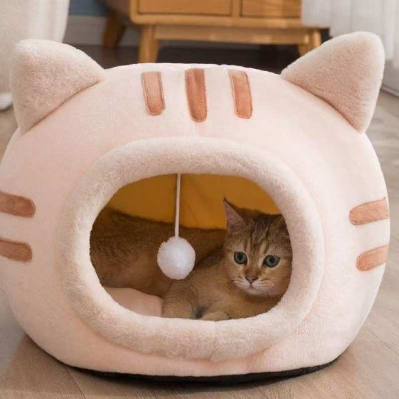 猫窝四季通用夏季猫床狗窝宠物窝幼猫屋睡觉房子猫咪窝夏天躲避屋