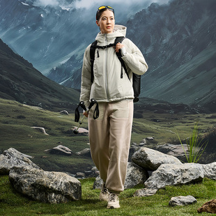 SPYDER蜘蛛秋冬女子Primaloft金标棉尼龙66短款 连帽棉服25CF224W